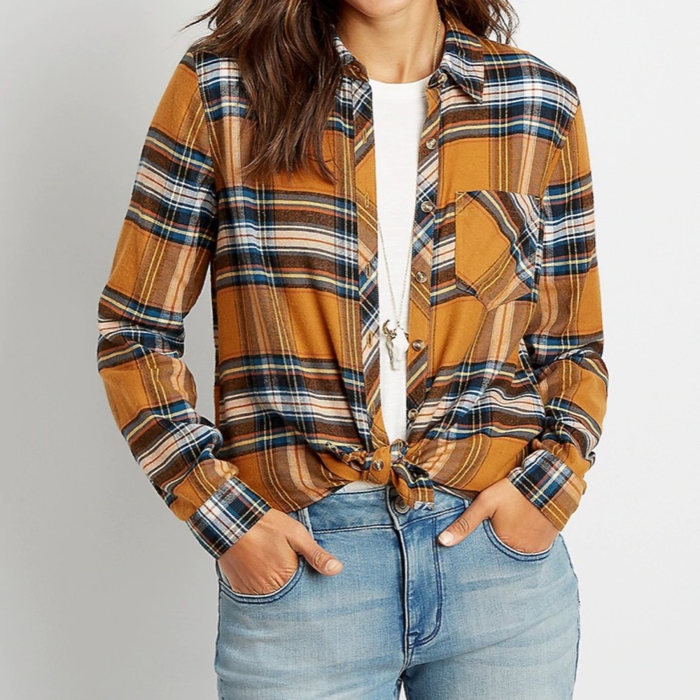 Plaid Button Up